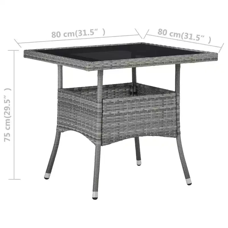 vidaXL Ensemble de salle à manger gris et marron