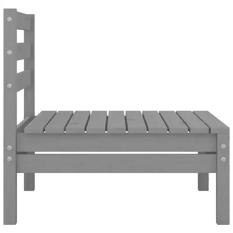 vidaXL Ensemble de mobilier de jardin en pin massif 4 pièces 4 places