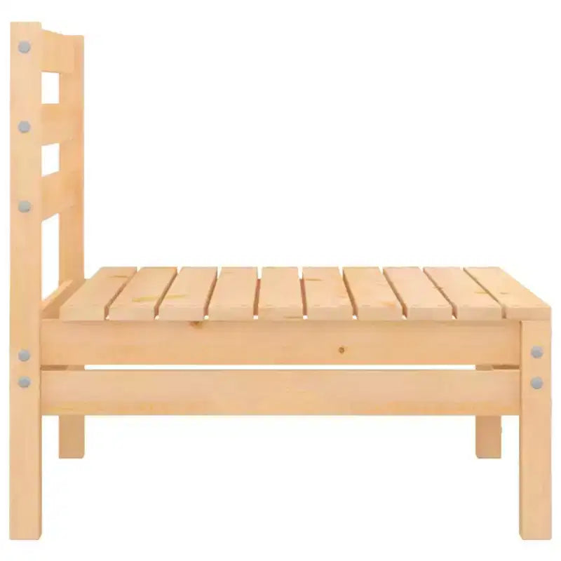 vidaXL Ensemble de mobilier de jardin en pin massif 4 pièces 4 places