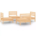 vidaXL Ensemble de mobilier de jardin en pin massif 4 pièces 4 places
