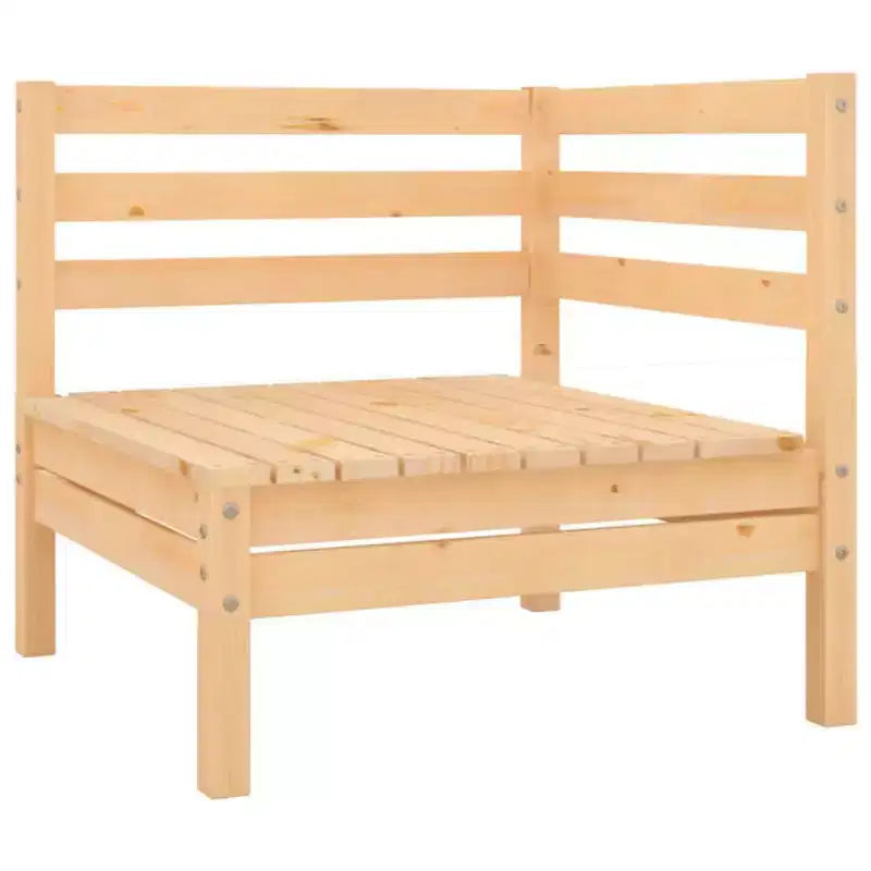 vidaXL Salon de jardin modulaire cinq pièces en pin massif naturel