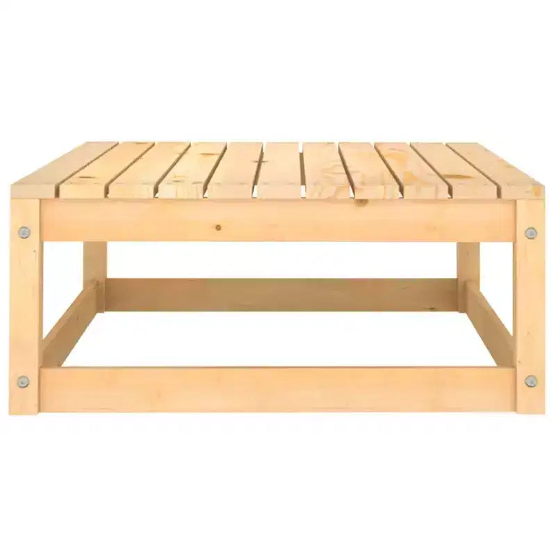 vidaXL Salon de jardin Pin massif Pin naturel Bois massif Modularité moyenne