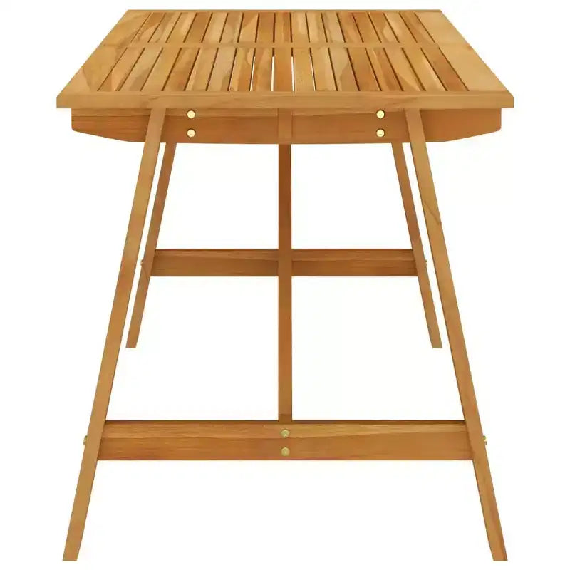vidaXL Ensemble de salle à manger 5 pièces en bois d'acacia massif ergonomique