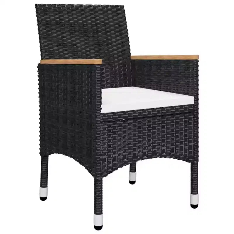 vidaXL Ensemble de salle à manger 5 pièces en bois d'acacia massif ergonomique