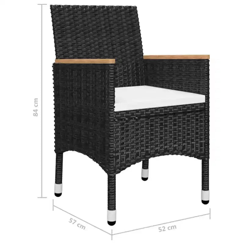 vidaXL Ensemble de salle à manger 5 pièces en bois d'acacia massif ergonomique