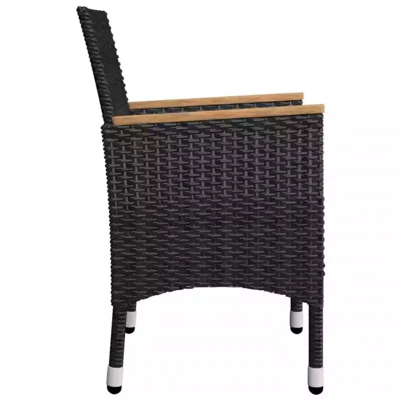 vidaXL Ensemble de salle à manger 5 pièces en bois d'acacia massif ergonomique