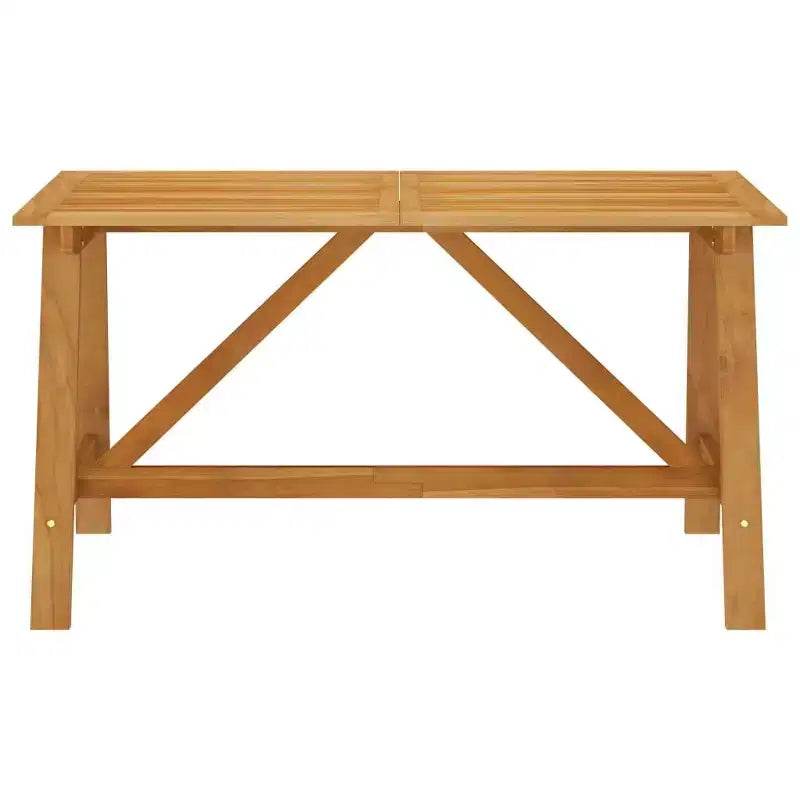 vidaXL Ensemble de salle à manger 5 pièces en bois d'acacia massif ergonomique