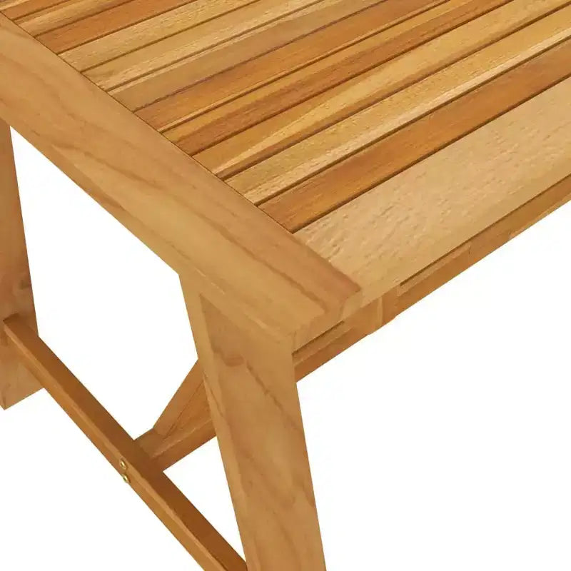 vidaXL Ensemble de salle à manger 5 pièces en bois d'acacia massif ergonomique