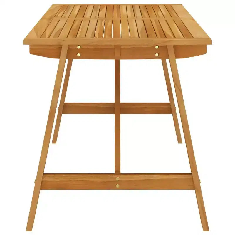 vidaXL Ensemble de salle à manger 5 pièces en bois d'acacia massif ergonomique