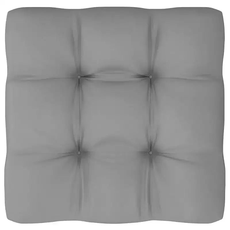 vidaXL Salon de jardin gris Bois de pin massif Ensemble de 7 pièces Modulable