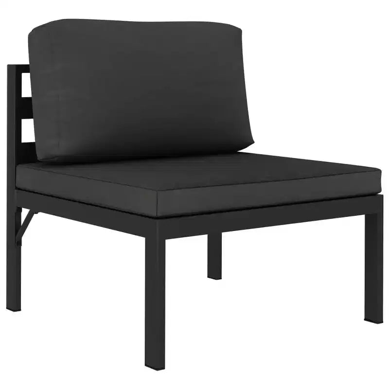 vidaXL Salon de jardin anthracite