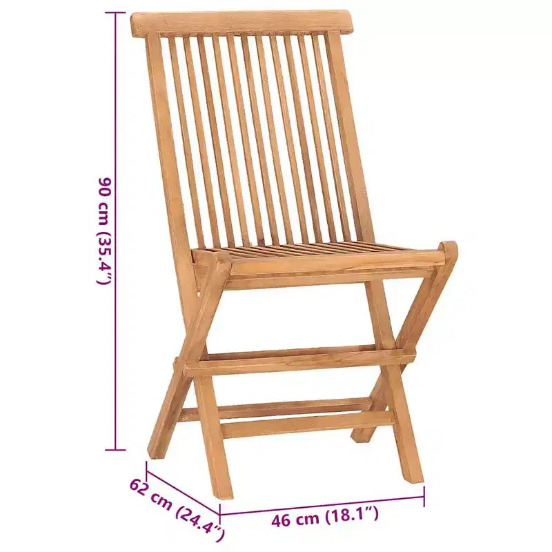 vidaXL Salon de jardin en bois naturel