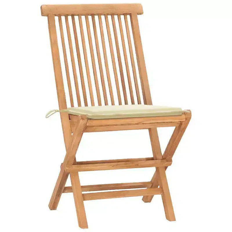vidaXL Salon de jardin en bois naturel