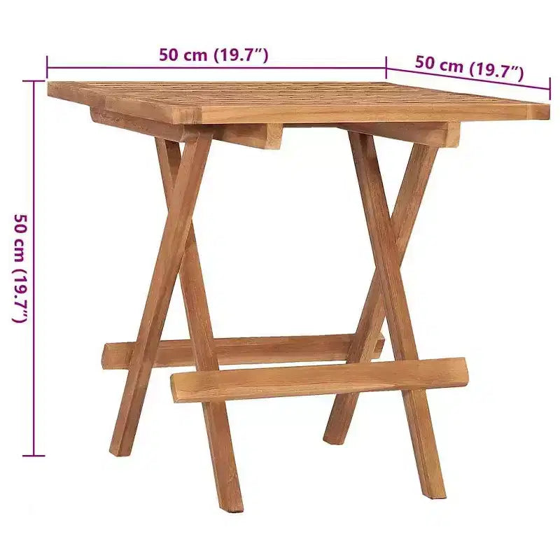 vidaXL Salon de jardin en bois naturel