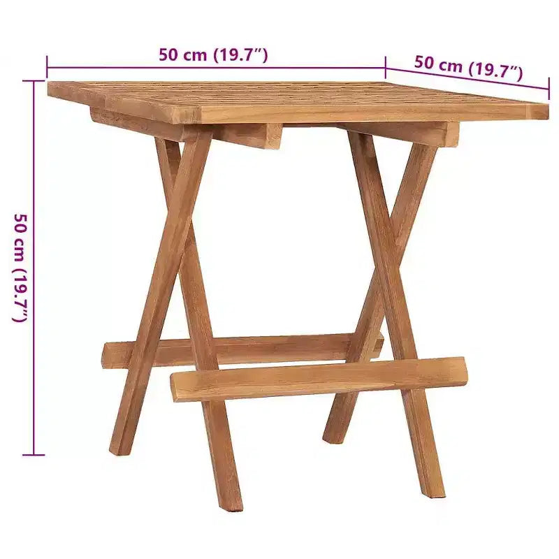 vidaXL Salon de jardin en bois naturel