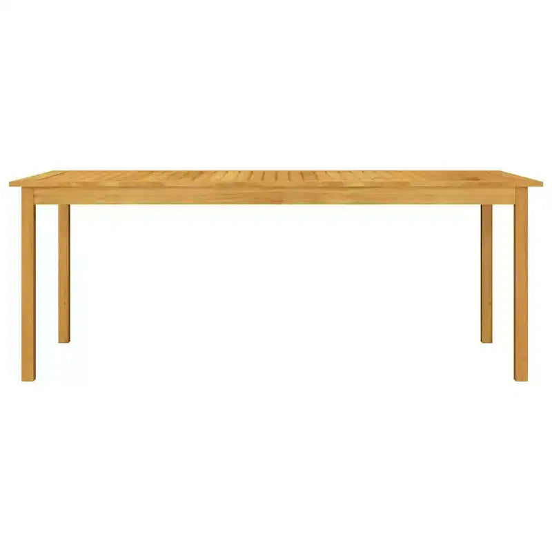 vidaXL Ensemble repas de jardin Bois d'acacia massif Housses amovibles
