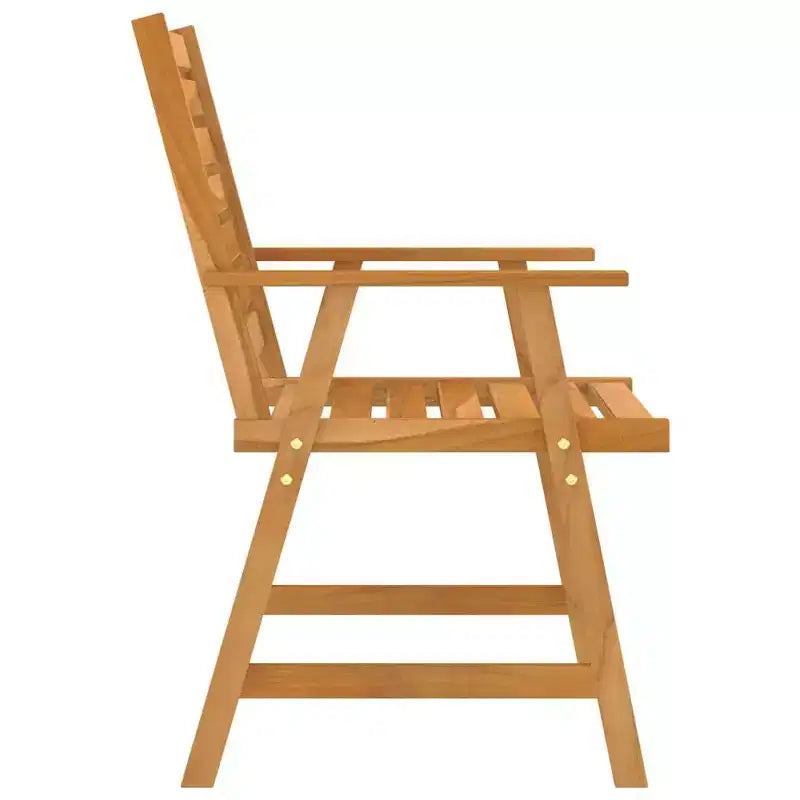 vidaXL Salon de jardin marron riche en bois d'acacia massif Moyen