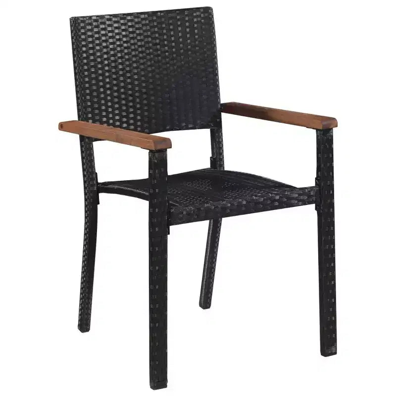vidaXL Ensemble de salle à manger marron et noir