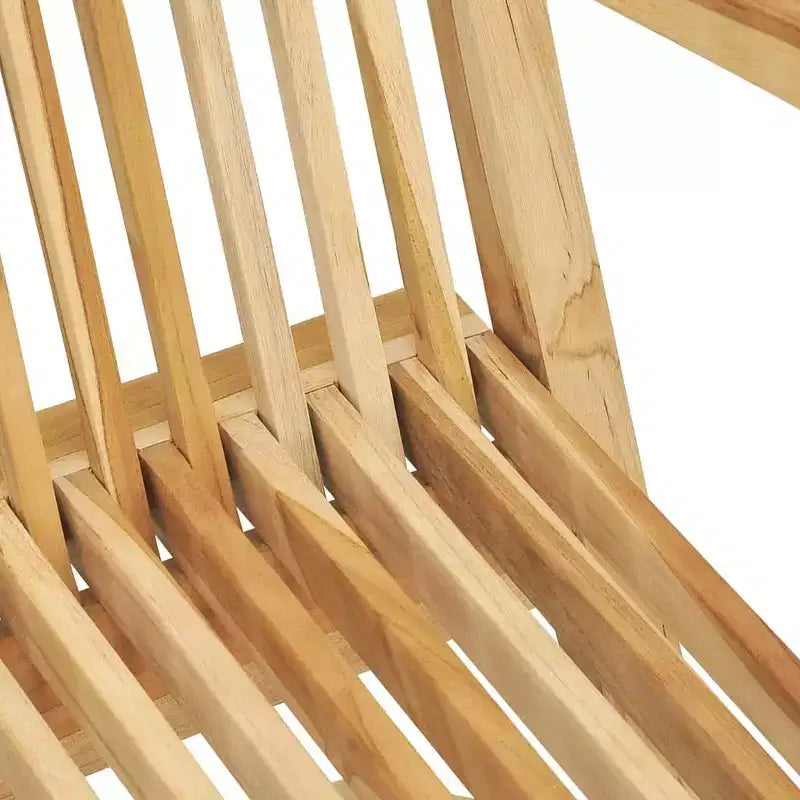 vidaXL Ensemble de salle à manger de jardin Teck Teck finement poncé Moyen Pliable