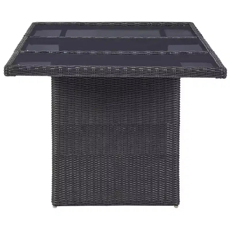 vidaXL Ensemble de salle à manger d'extérieur en poly rotin
