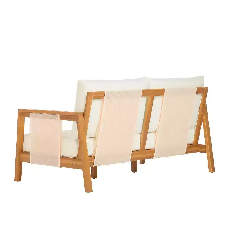 Ensemble de canapé de patio ModernLuxe 2/4 places, salon de conversation extérieur résistant aux intempéries avec coussins moelleux et table basse