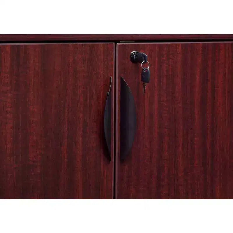 Regency 72" Legacy Office Storage Cabinet Buffet Mahogany: Wood Frame, 4-Door, 4-Shelf Printer Stand