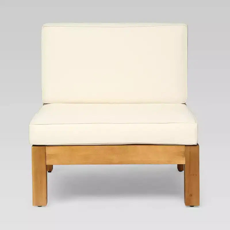 Ensemble de canapé d'angle Brava 5 pièces en acacia - Christopher Knight Home