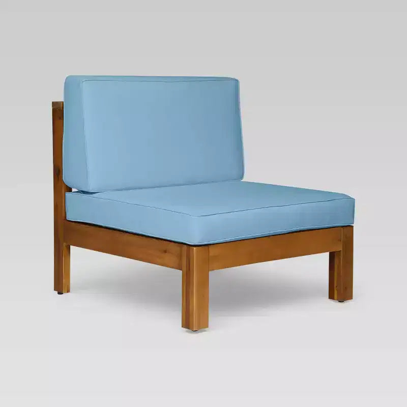 Ensemble de canapé d'angle Brava 5 pièces en acacia - Christopher Knight Home