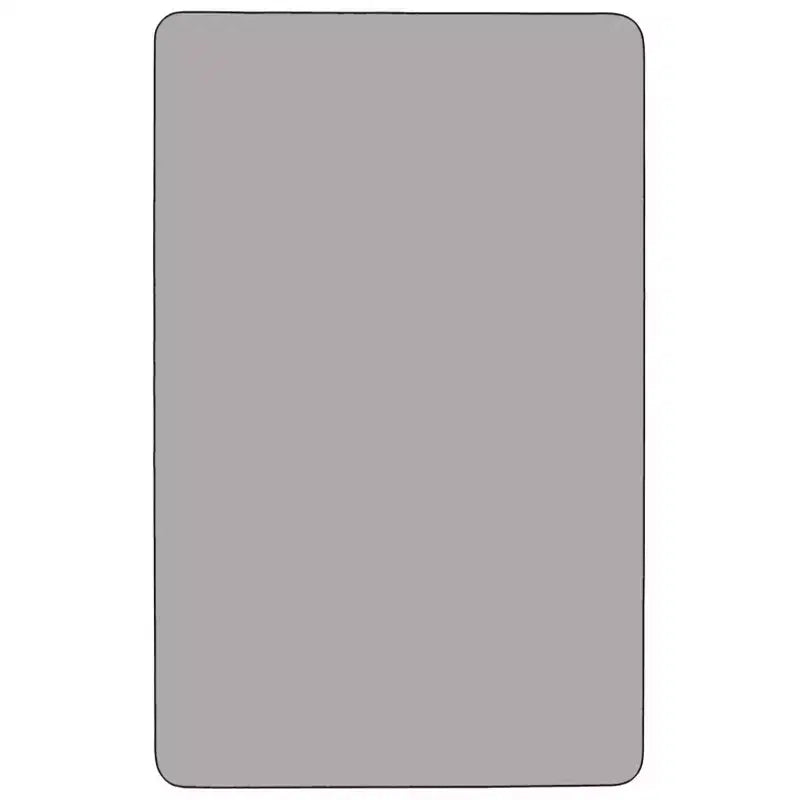 Flash Furniture 30''W x 48''L Rectangular Thermal Laminate Activity Table - Standard Height Adjustable Legs