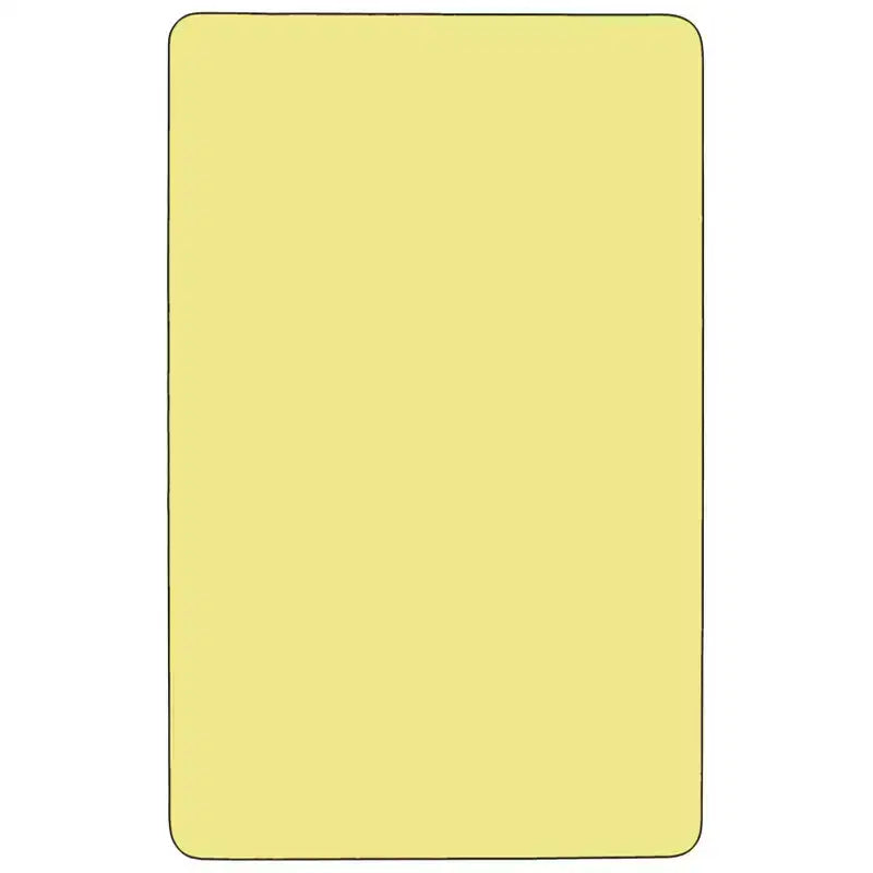 Flash Furniture 30''W x 48''L Rectangular Thermal Laminate Activity Table - Standard Height Adjustable Legs
