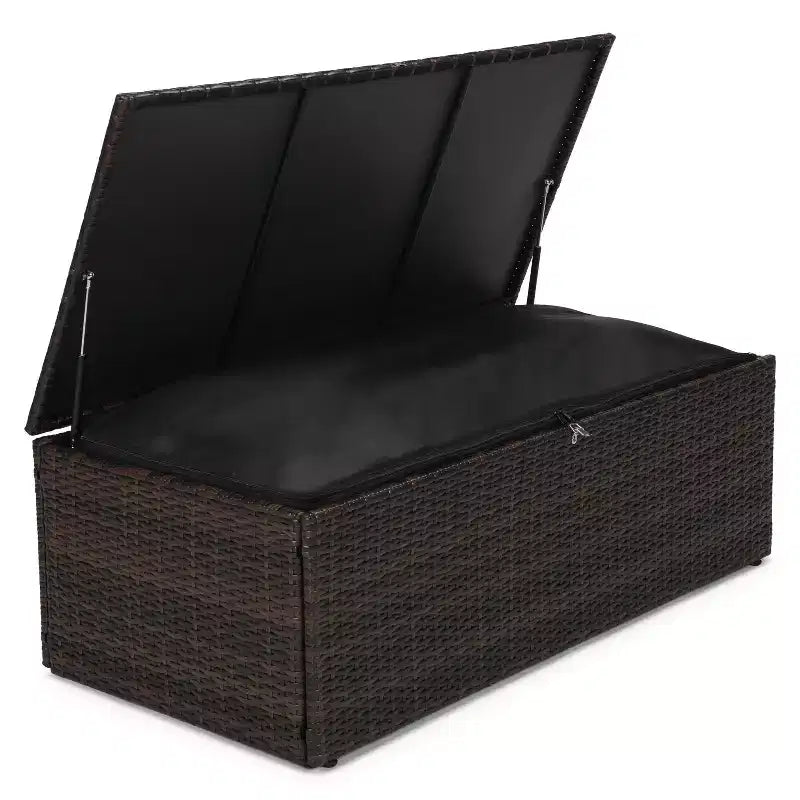 Ensemble de conversation extérieur 4 pièces en osier - EDYO LIVING