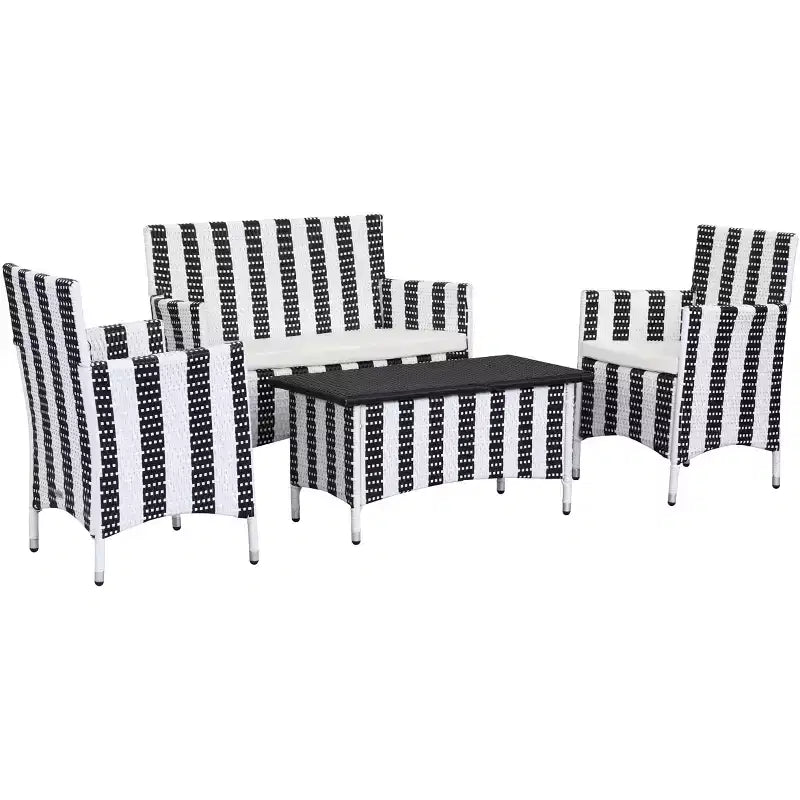 Ensemble de patio Figueroa 4 pièces - Intérieur/Extérieur - PAT2508 - Safavieh