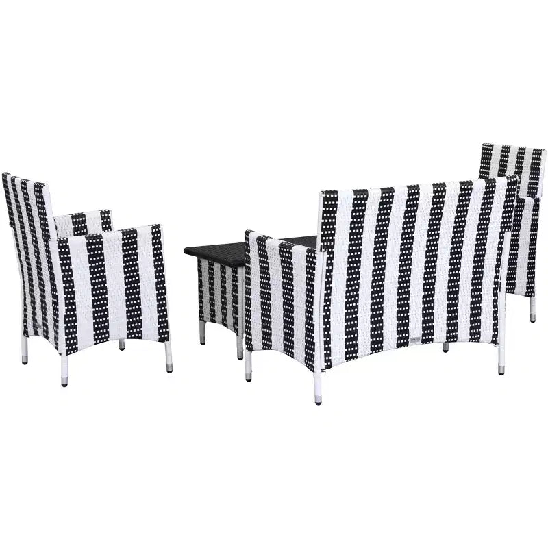 Ensemble de patio Figueroa 4 pièces - Intérieur/Extérieur - PAT2508 - Safavieh
