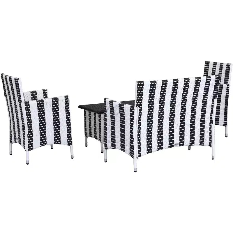 Ensemble de patio Figueroa 4 pièces - Intérieur/Extérieur - PAT2508 - Safavieh