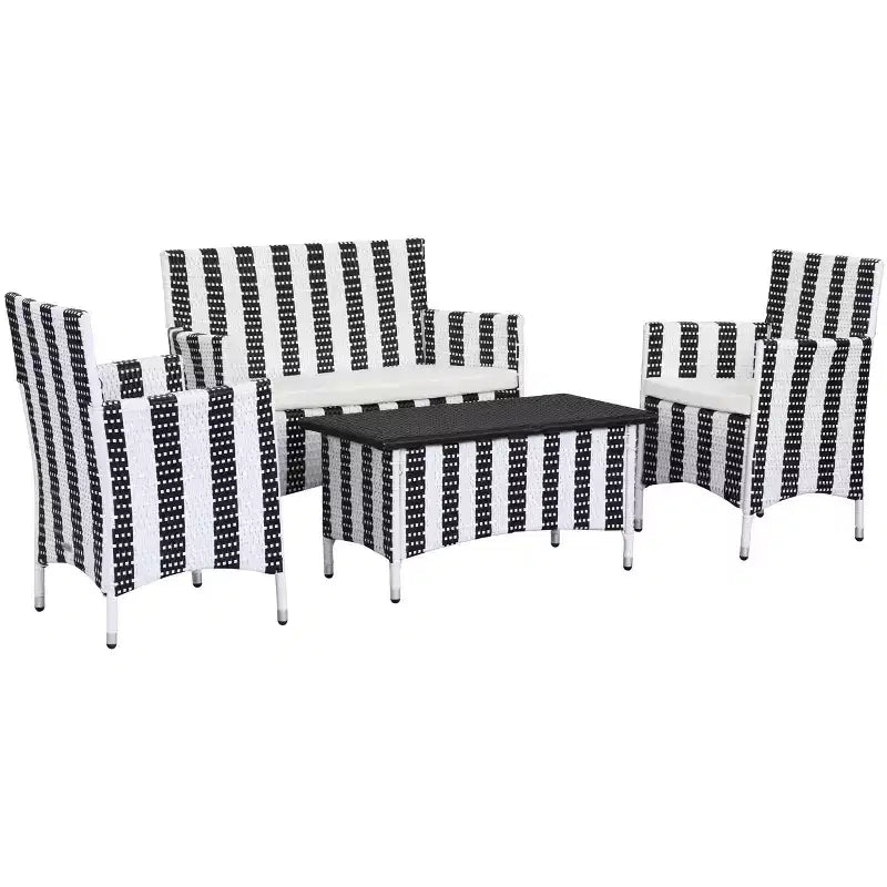Ensemble de patio Figueroa 4 pièces - Intérieur/Extérieur - PAT2508 - Safavieh