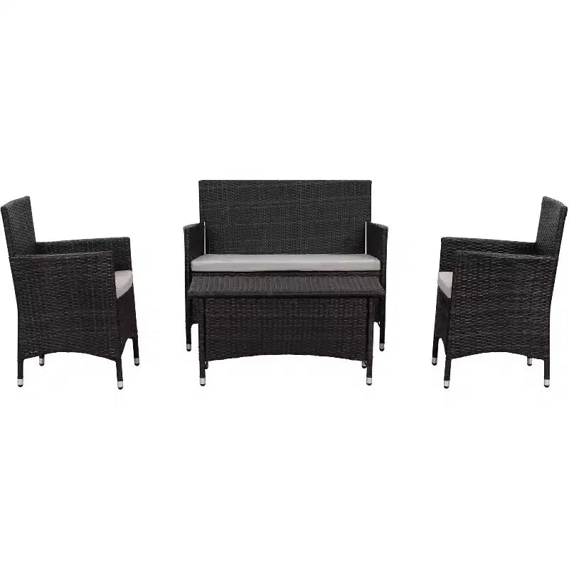 Ensemble de patio Figueroa 4 pièces - Intérieur/Extérieur - PAT2508 - Safavieh