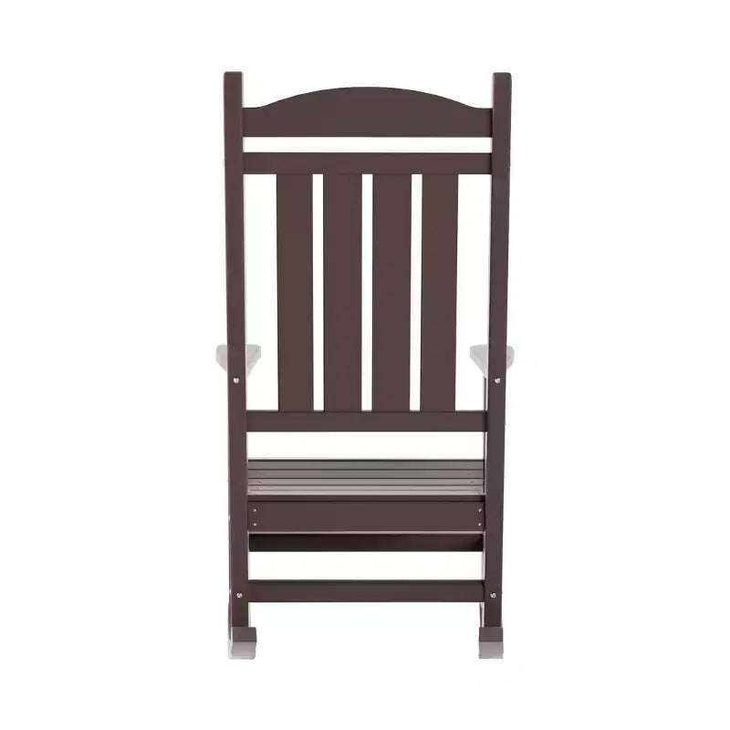 Ensemble de 3 chaises à bascule de véranda avec table d'appoint ronde WestinTrends