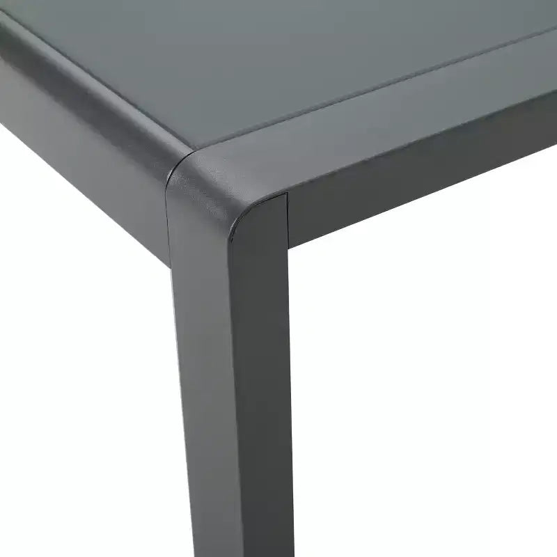 GDFStudio Wendy Ensemble de conversation de 4 places en aluminium avec coussins, gris
