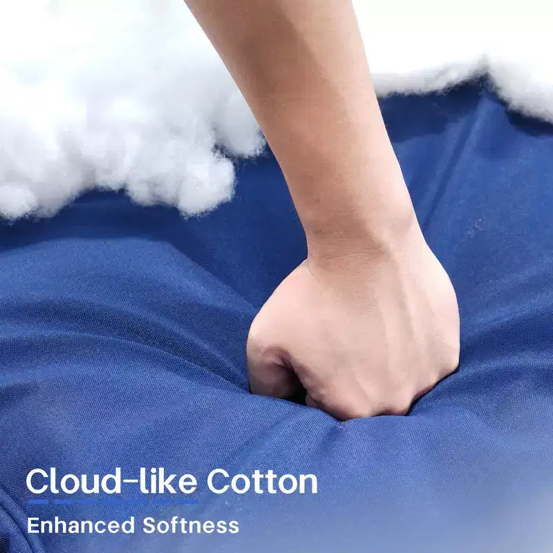 Ovios Orlando Ensemble de conversation de 5 meubles de patio en osier gris avec coussins